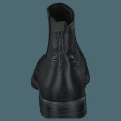 Playboy Footwear Grant Black Leather Blå Clearance