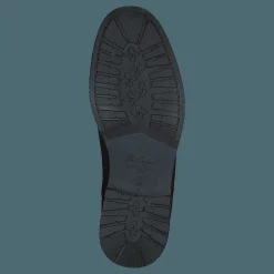 Playboy Footwear Grant Black Leather Blå Clearance