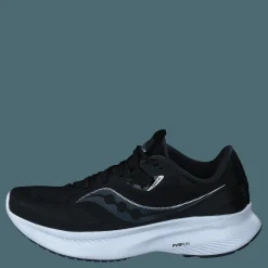 Saucony Guide 15 Black/white Svart Sale