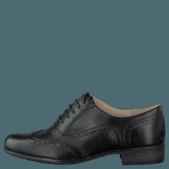 Clarks Hamble Oak Black Leather Grå och Svart
