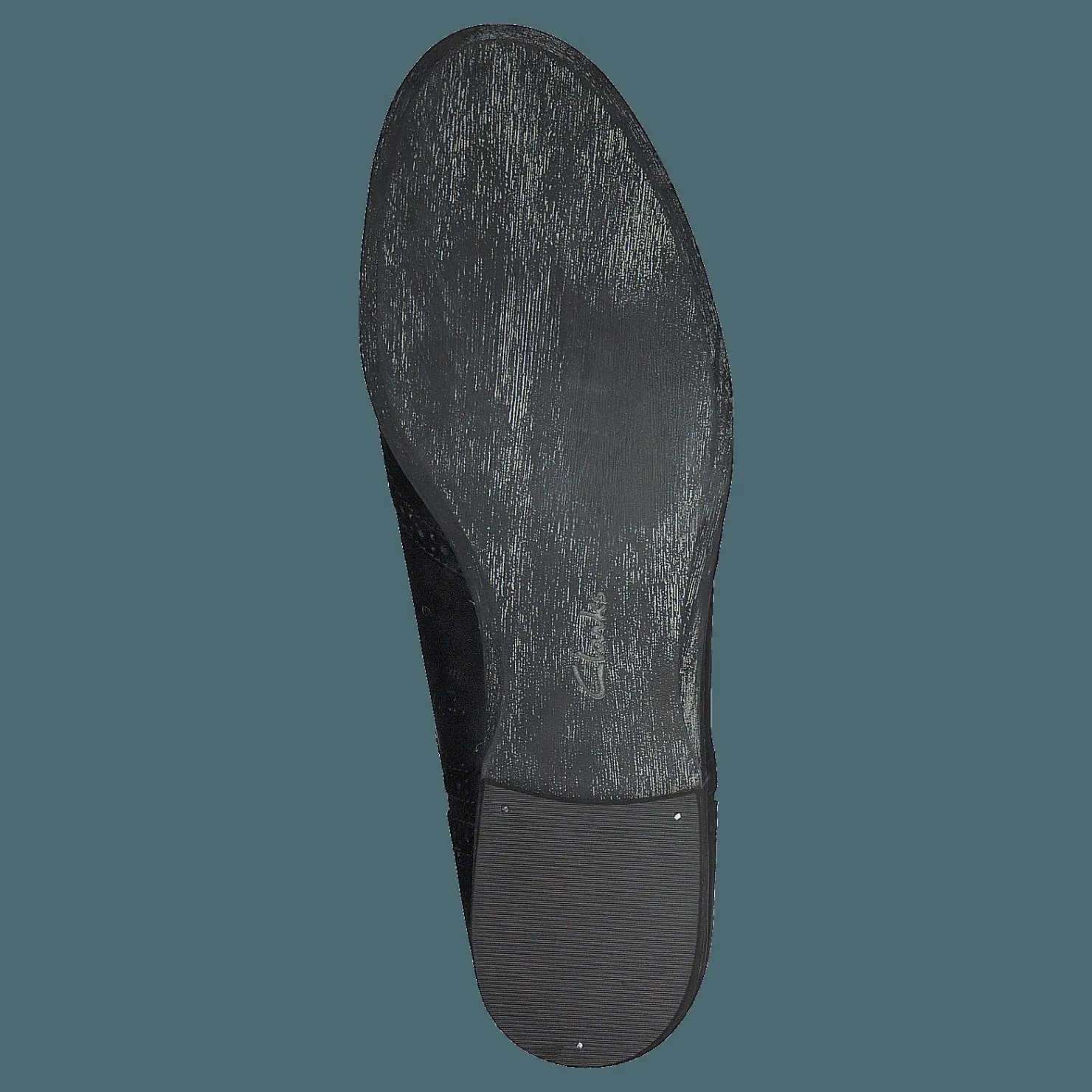 Clarks Hamble Oak Black Leather Grå och Svart