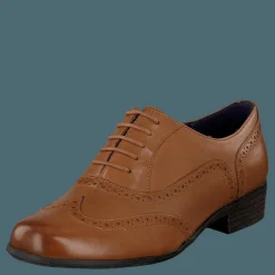 Clarks Hamble Oak Dark Tan Leather Brun Outlet