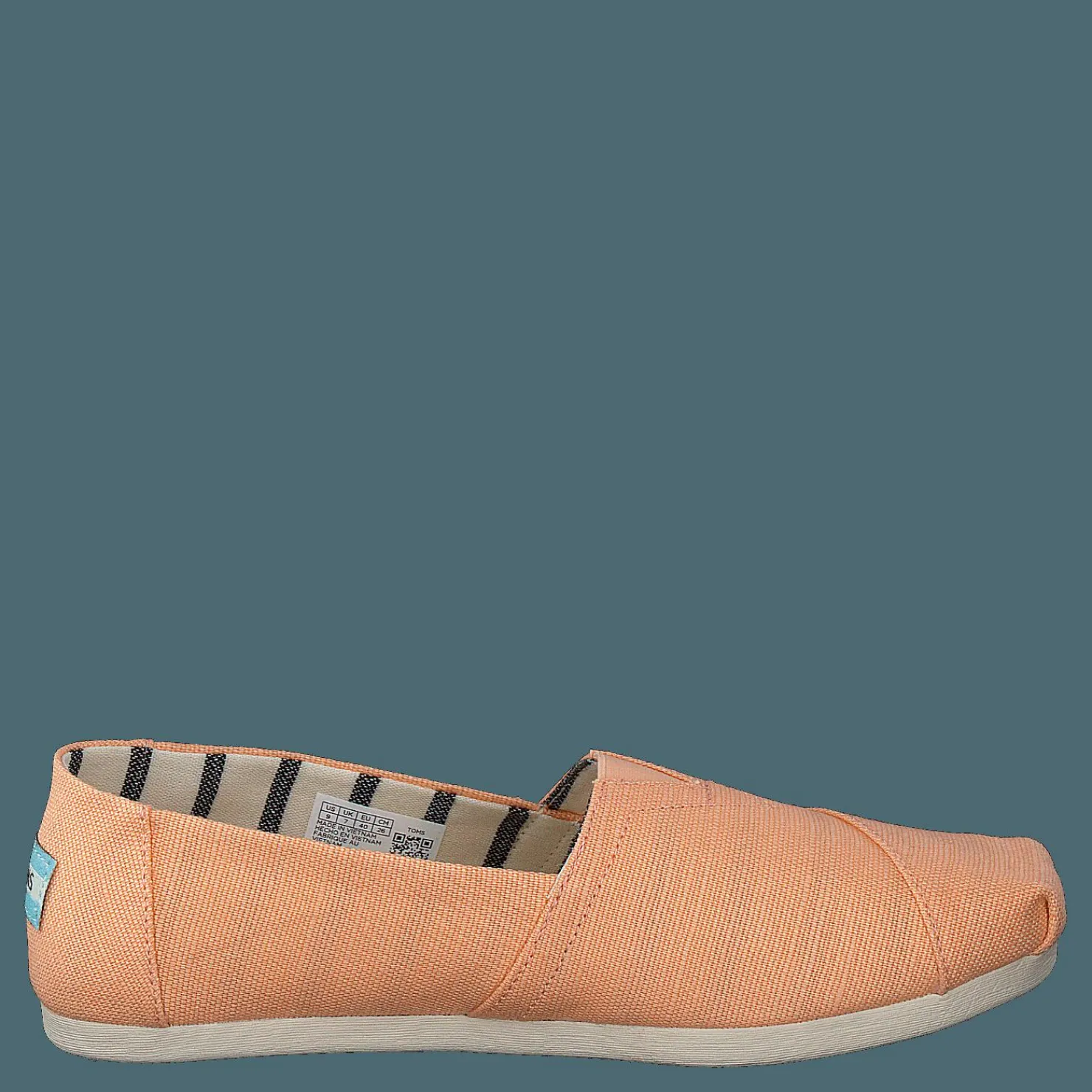 Toms Heritage Canvas Light Orange Beige och Orange Sale