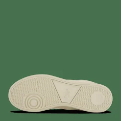 Polo Ralph Lauren Heritage Court II Leather Sneaker Ecru / Bone Beige Discount