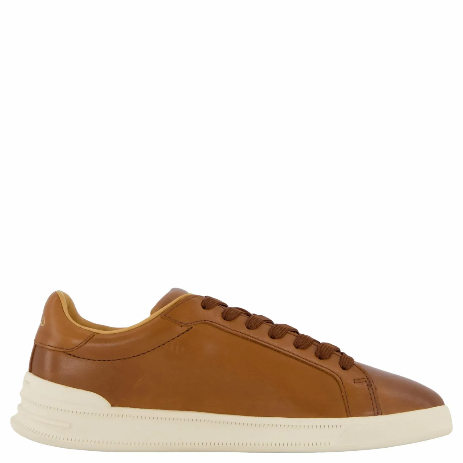Polo Ralph Lauren Heritage Court II Leather Sneaker Polo Pale Russet Brun Discount