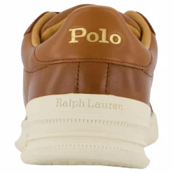 Polo Ralph Lauren Heritage Court II Leather Sneaker Polo Pale Russet Brun Discount