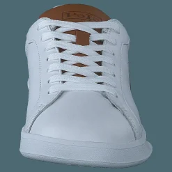Polo Ralph Lauren Heritage Court II Leather Sneaker White / Tan Vit New