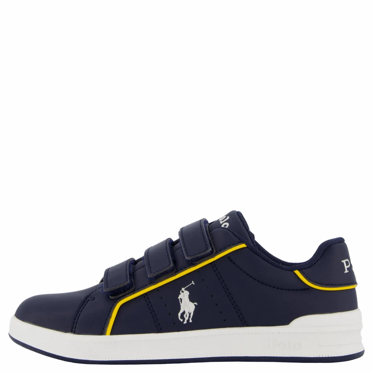 Ralph Lauren Junior Heritage Court Iii Ez C-navy Smooth W/ White Pp Blå Online