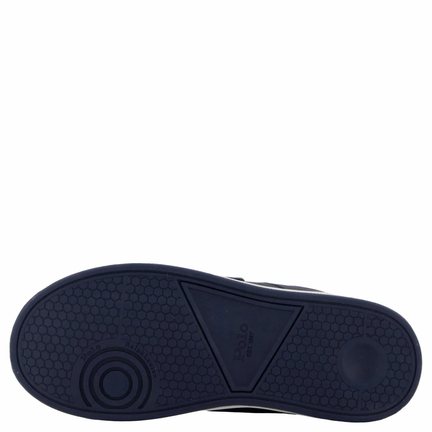 Ralph Lauren Junior Heritage Court Iii Ez C-navy Smooth W/ White Pp Blå Online