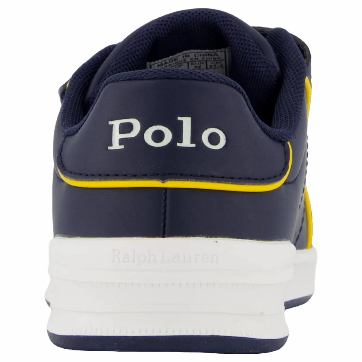 Ralph Lauren Junior Heritage Court Iii Ez C-navy Smooth W/ White Pp Blå Online
