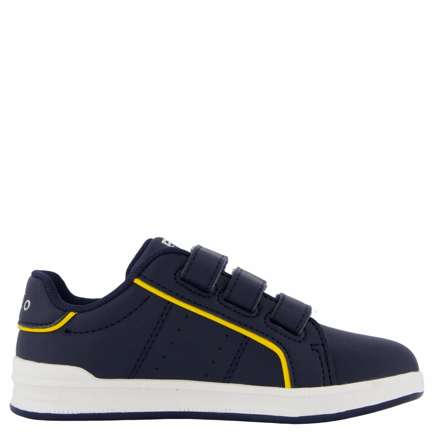 Ralph Lauren Junior Heritage Court Iii Ez T-navy Smooth W/ White Pp Blå Sale