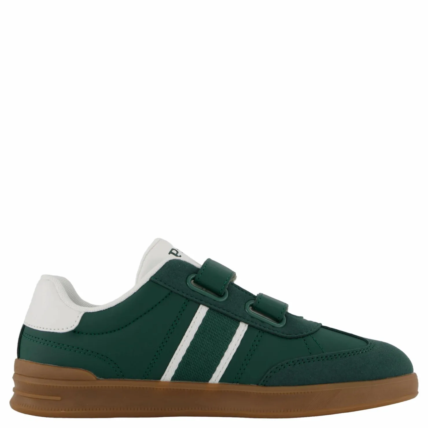 Ralph Lauren Junior Heritage Court Iii Ez T-toe C-dark Green Smooth/micro/pape Grön Discount