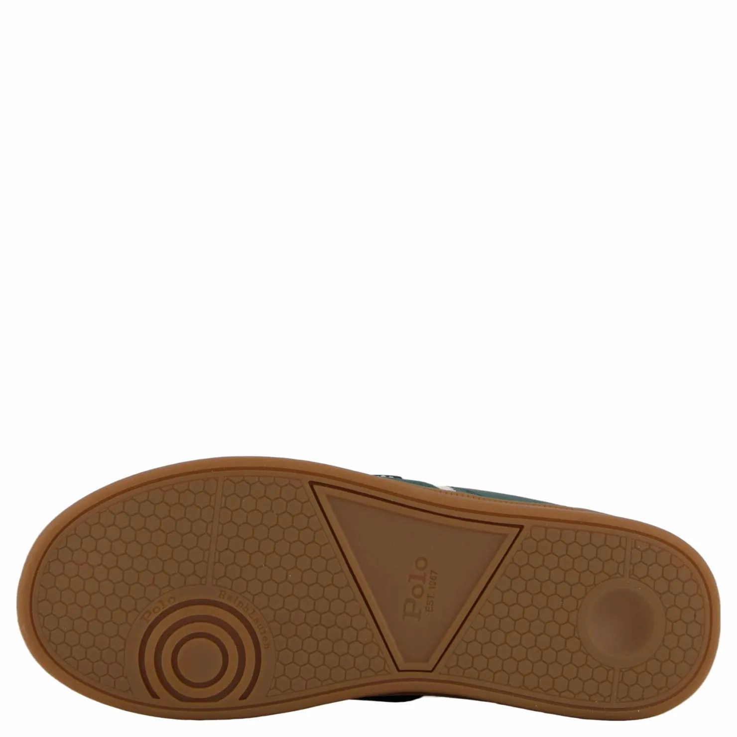 Ralph Lauren Junior Heritage Court Iii Ez T-toe C-dark Green Smooth/micro/pape Grön Discount