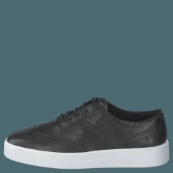 Clarks Hero Brogue Black Leather Svart Online