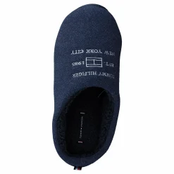 Tommy Hilfiger Hifiger Felt Homeslipper Desert Sky Blå Online