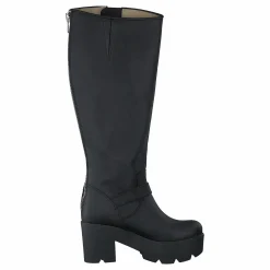 Johnny Bulls High Platform Boot Black / Shiny Silver Silver och Svart Clearance