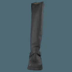 Johnny Bulls High Zip Back Black Shiny Silver Svart och Silver Clearance