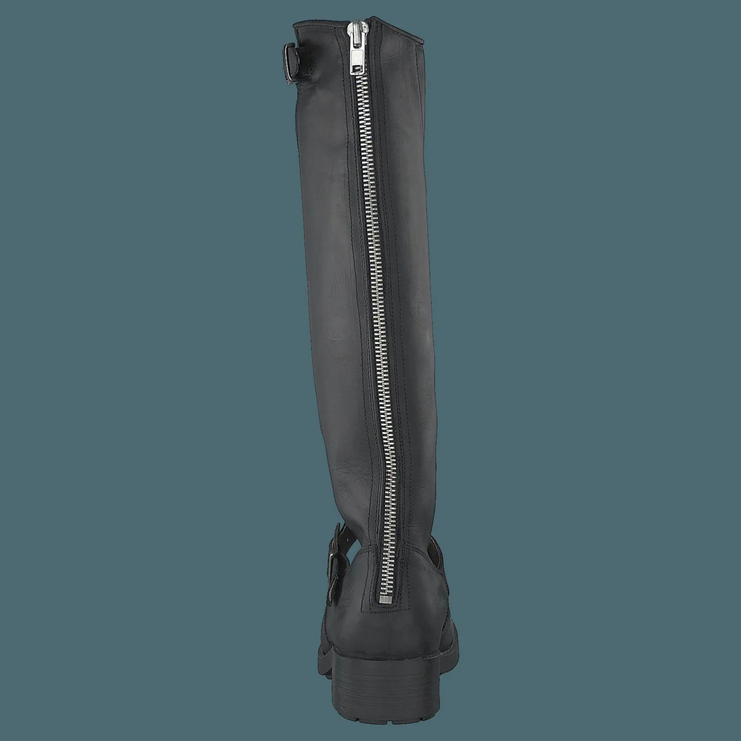 Johnny Bulls High Zip Back Black Shiny Silver Svart och Silver Clearance