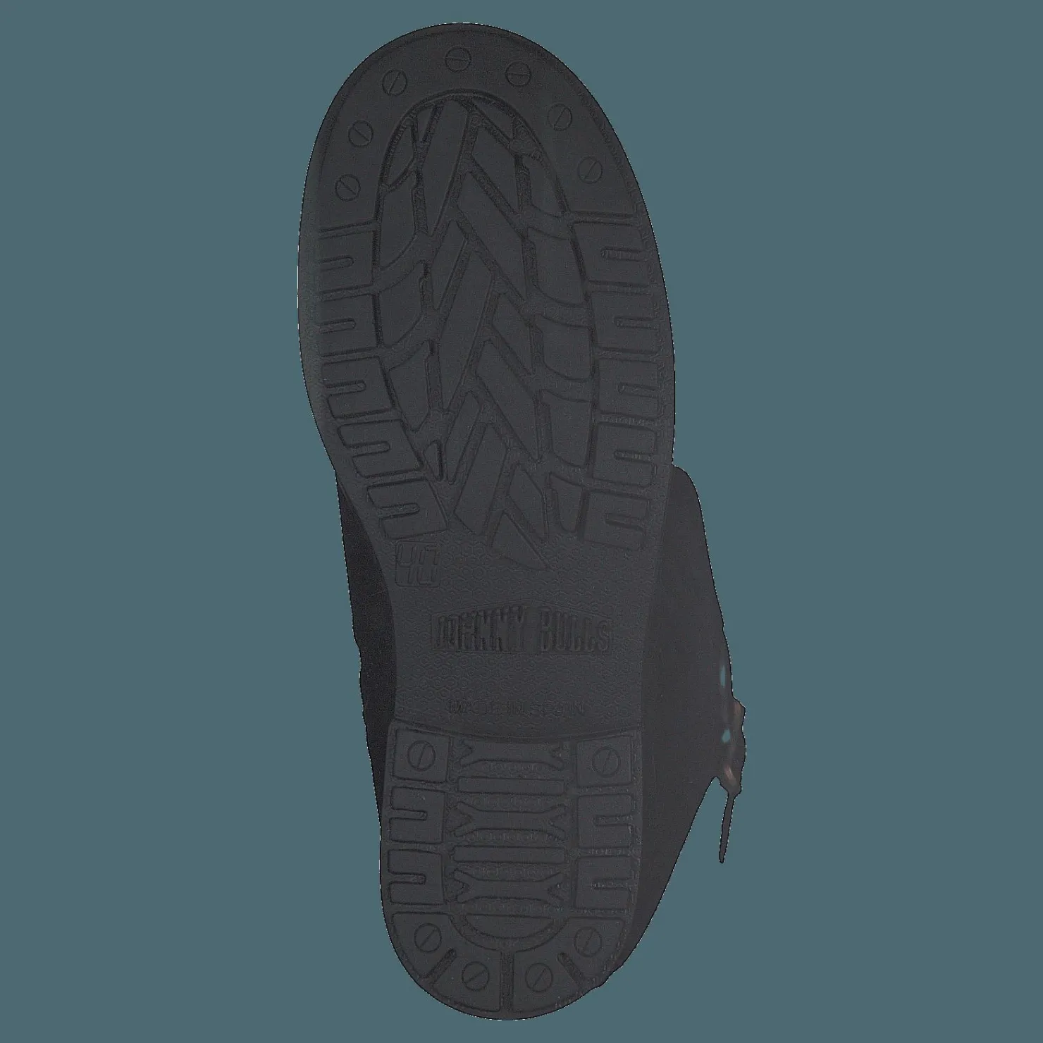 Johnny Bulls High Zip Back Black Shiny Silver Svart och Silver Clearance