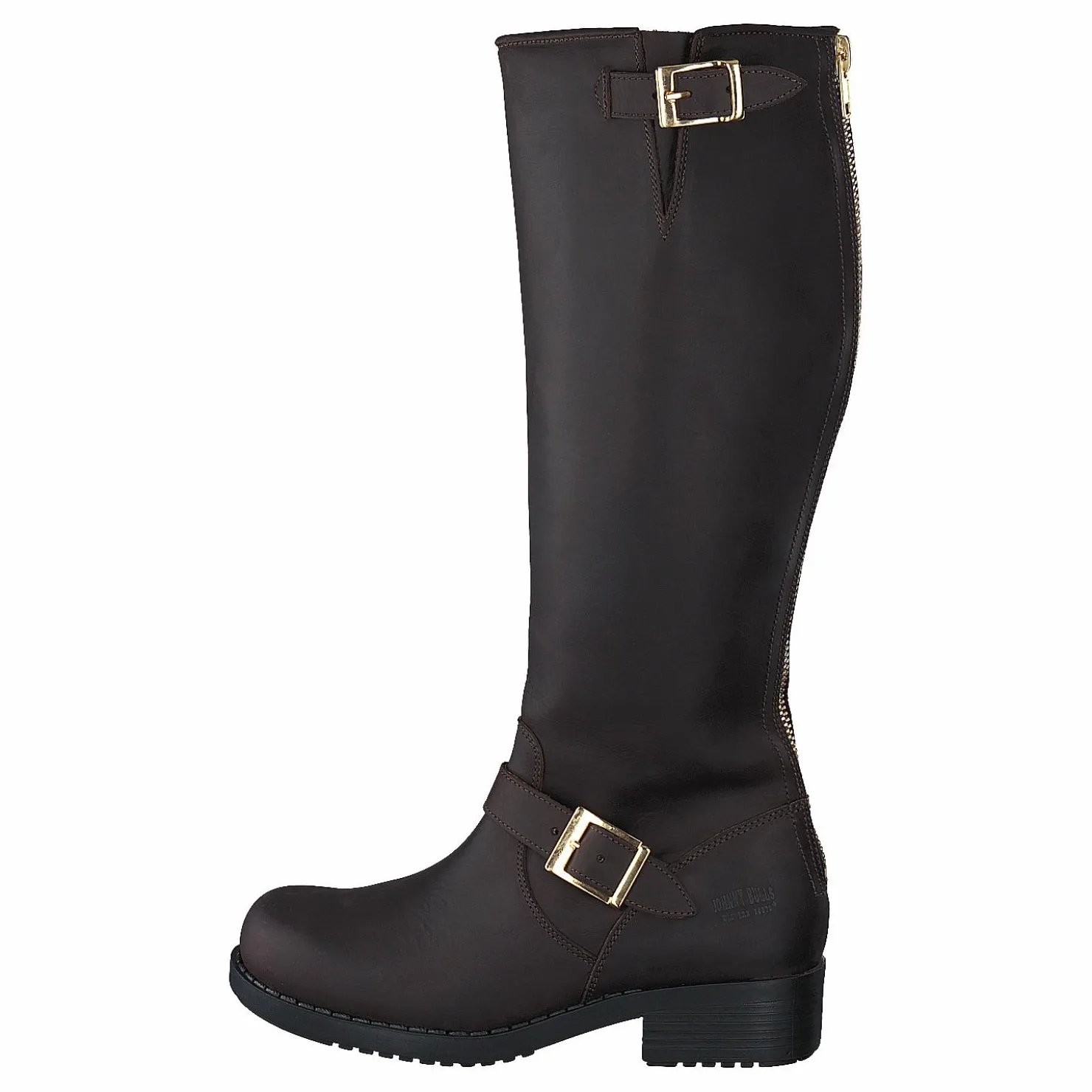 Johnny Bulls High Zip Back Brown Shiny Gold Svart, Guld och Grå Clearance