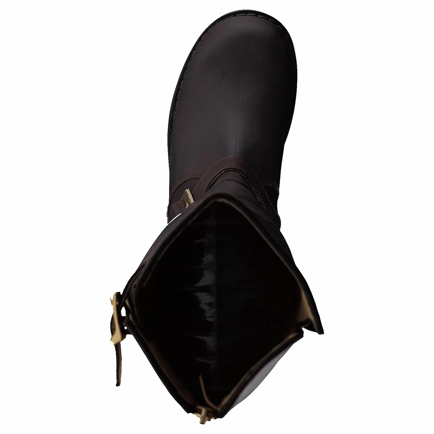 Johnny Bulls High Zip Back Brown Shiny Gold Svart, Guld och Grå Clearance
