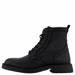 Tommy Hilfiger Hilfiger Comfort Lwt Lth Boot Black Svart Outlet