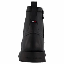 Tommy Hilfiger Hilfiger Comfort Lwt Lth Boot Black Svart Outlet