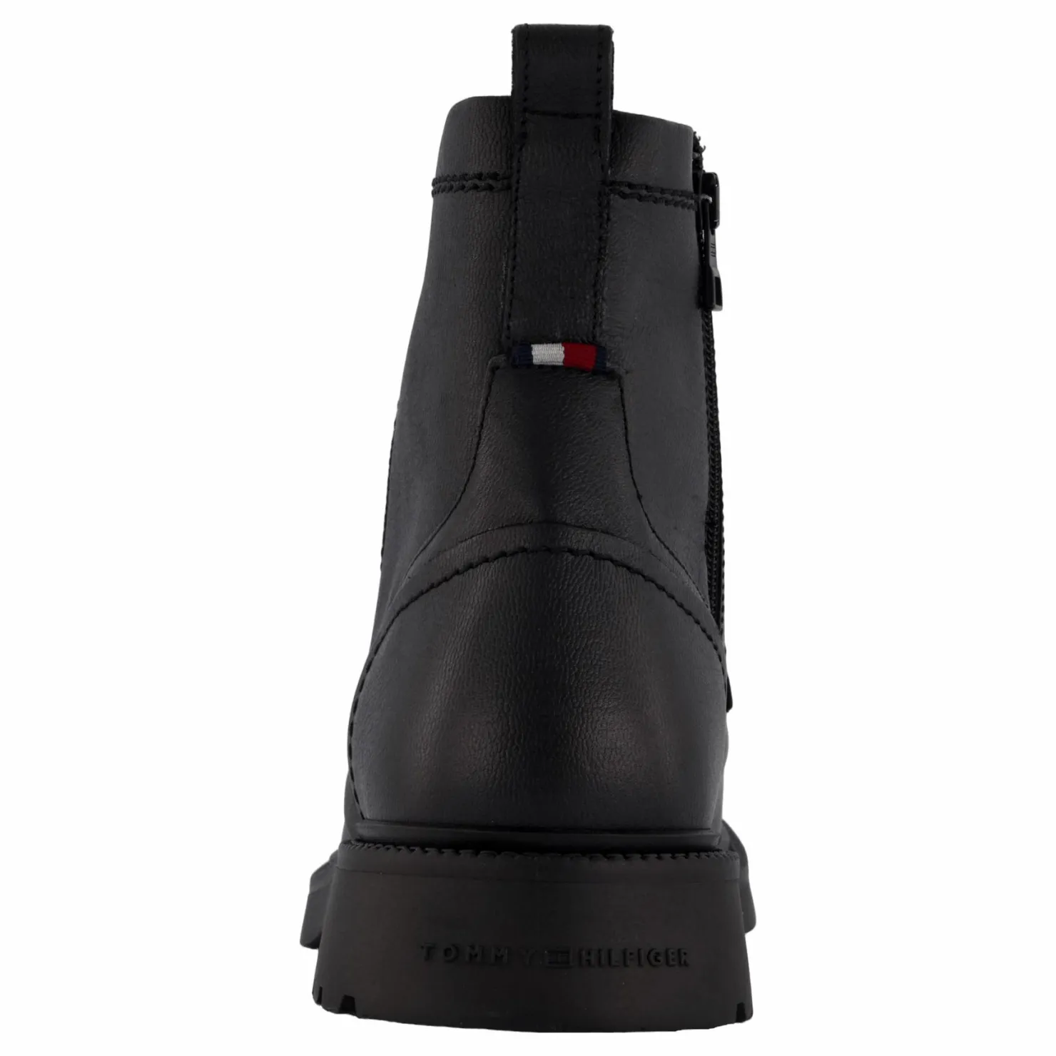 Tommy Hilfiger Hilfiger Comfort Lwt Lth Boot Black Svart Outlet