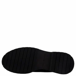Tommy Hilfiger Hilfiger Suede Lace Zip Boot Black Svart Outlet