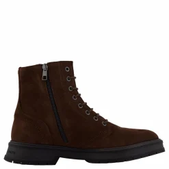 Tommy Hilfiger Hilfiger Suede Lace Zip Boot Cocoa Brun