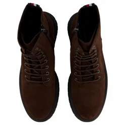 Tommy Hilfiger Hilfiger Suede Lace Zip Boot Cocoa Brun