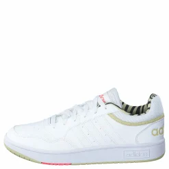 adidas Hoops 3.0 Lifestyle Basketball Low Classic Shoes Cloud White / Cloud White / Sandy Beige Vit och Gul Best