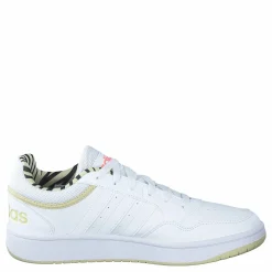 adidas Hoops 3.0 Lifestyle Basketball Low Classic Shoes Cloud White / Cloud White / Sandy Beige Vit och Gul Best