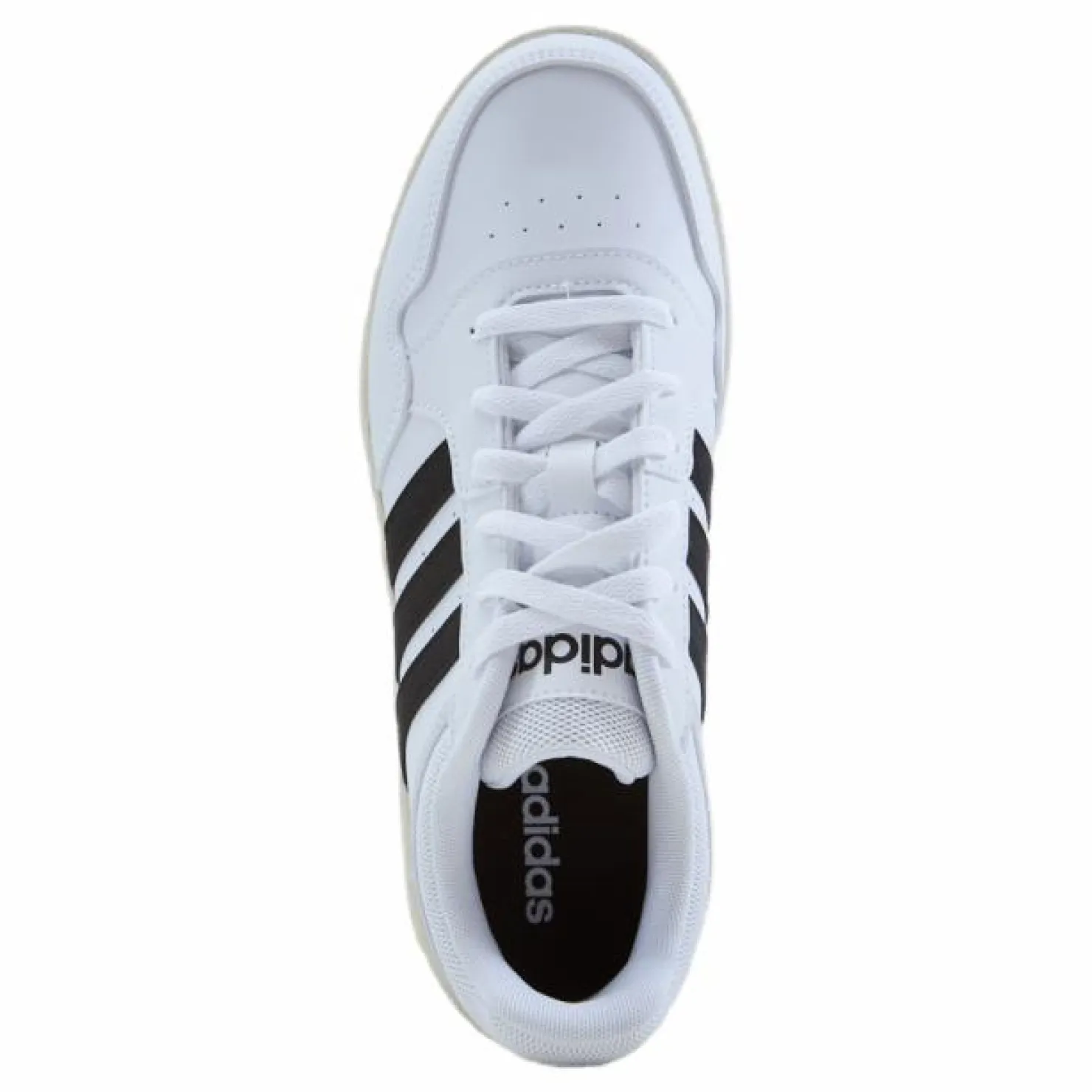 adidas Hoops 3.0 Low Classic Vintage Shoes Cloud White / Core Black / Chalk White Svart och Vit Best