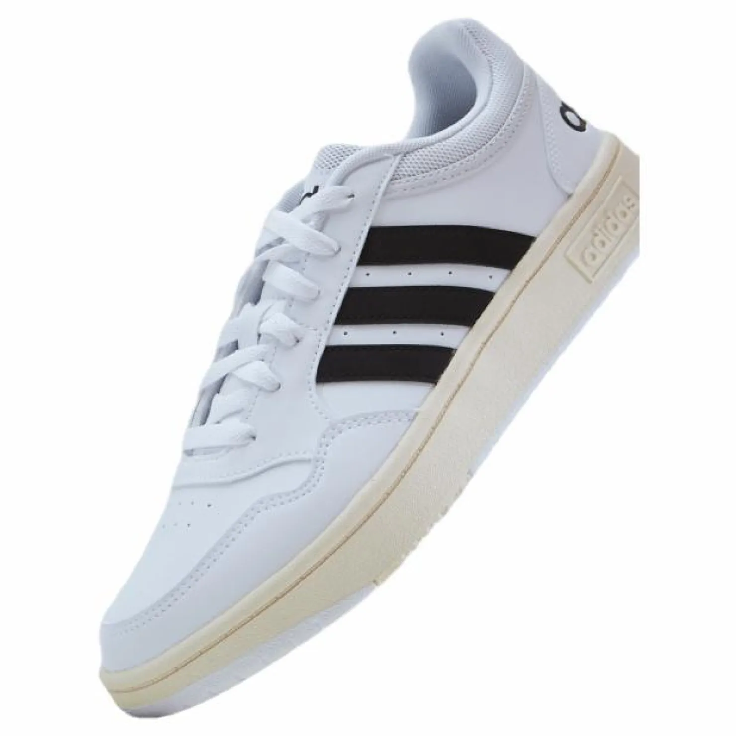 adidas Hoops 3.0 Low Classic Vintage Shoes Cloud White / Core Black / Chalk White Svart och Vit Best