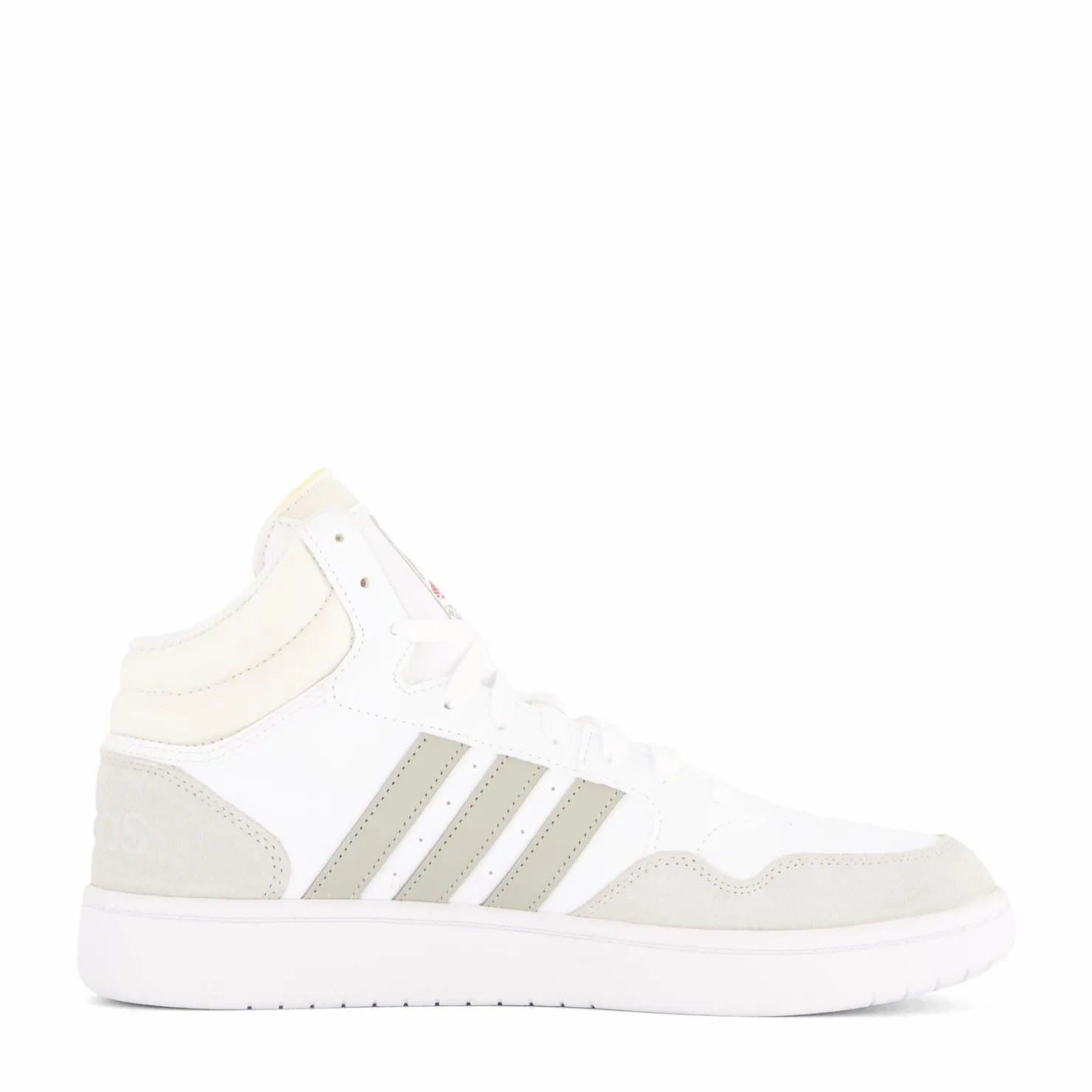 adidas Hoops 3.0 Mid Lifestyle Basketball Classic Vintage Shoes White Vit Sale