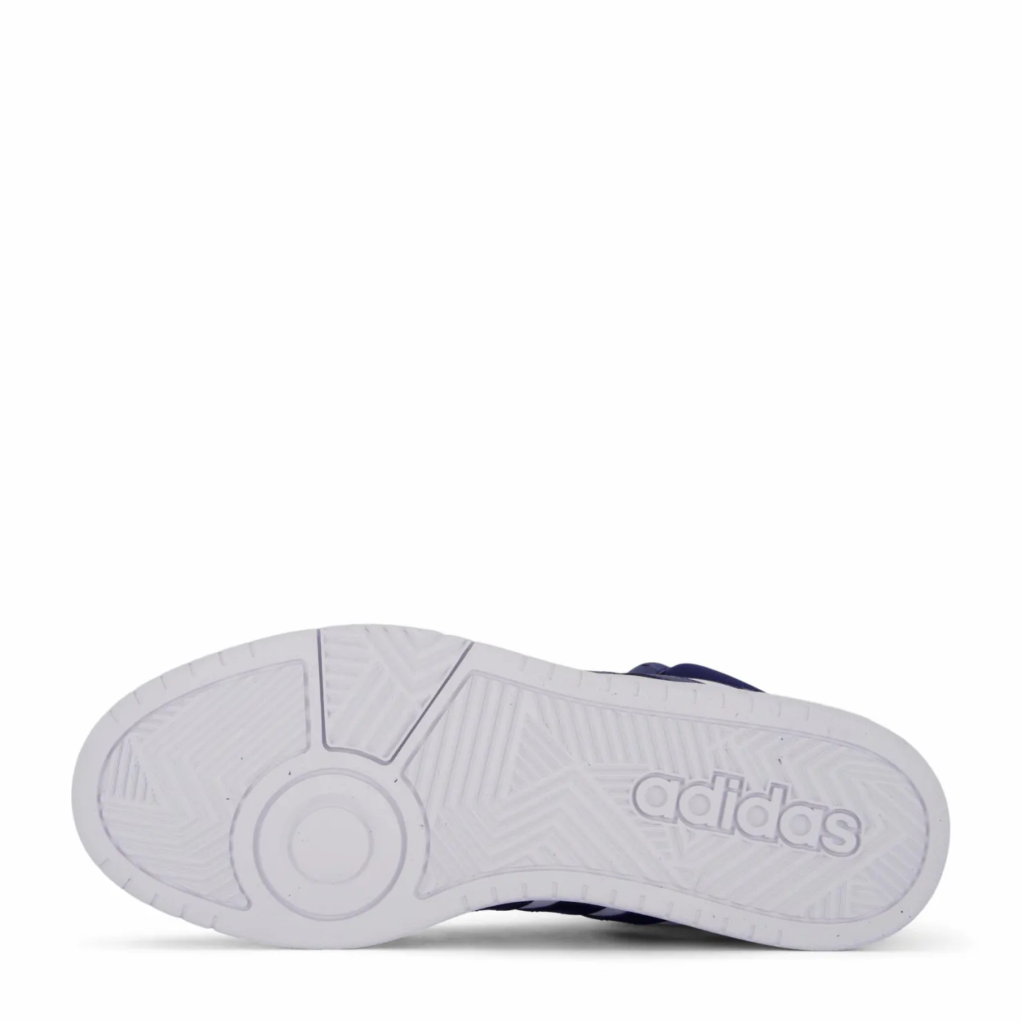 adidas Hoops 3 Mid Lifestyle Basketball Classic Vintage Shoes Cloud White / Dkblue / Dkblue Blå Hot