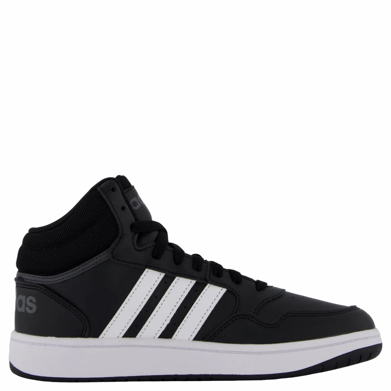 adidas Hoops Mid Shoes Core Black / Cloud White / Grey Six Svart Discount