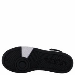 adidas Hoops Mid Shoes Core Black / Cloud White / Grey Six Svart Discount