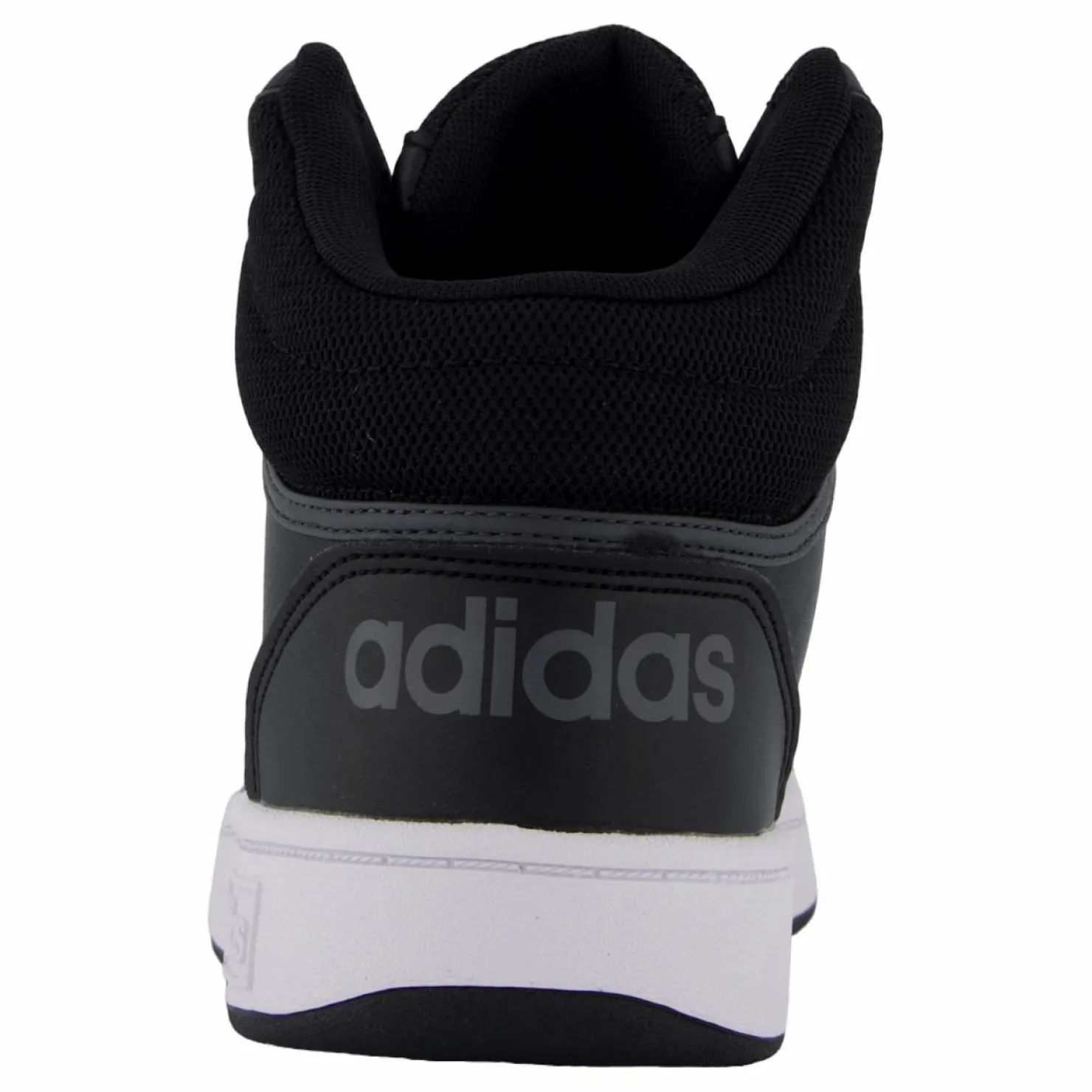 adidas Hoops Mid Shoes Core Black / Cloud White / Grey Six Svart Discount