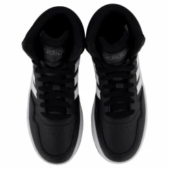 adidas Hoops Mid Shoes Core Black / Cloud White / Grey Six Svart Discount