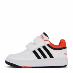 adidas Hoops Shoes Cloud White / Core Black / Bright Red Vit Best