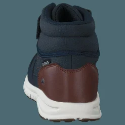 Viking Hovet Mid WP Navy/Cognac Blå Sale