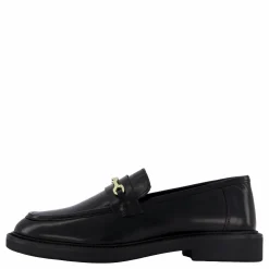 Steve Madden Huddles Black Leather Svart Outlet