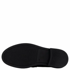 Steve Madden Huddles Black Leather Svart Outlet