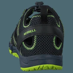 Merrell Hydro Choprock Shandal Black/navy/lime Blå Discount