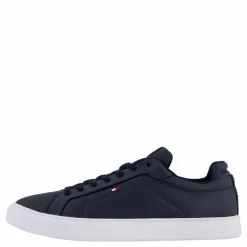 Tommy Hilfiger Icon Court Lth Flag Ess Blue Blå Discount