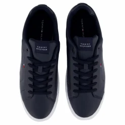 Tommy Hilfiger Icon Court Lth Flag Ess Blue Blå Discount