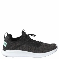 Puma Ignite Flash Evoknit Sr Wn's Black-charcoal Gray-aqua Svart Hot