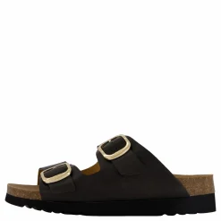 Scholl Ilary 2 Straps Black Svart Hot